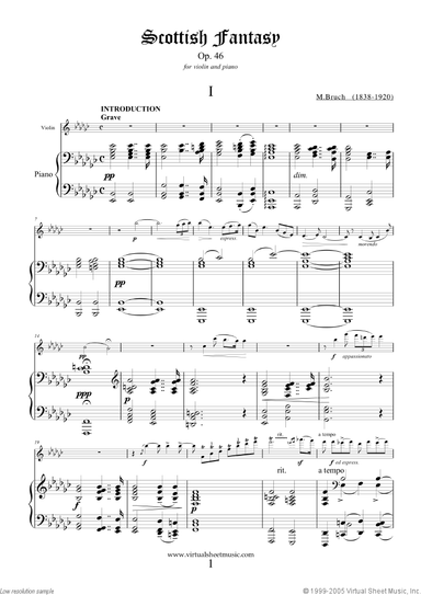 Scottish Fantasy Op.46