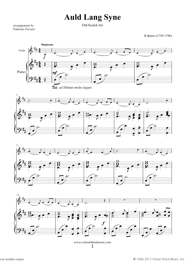 Auld Lang Syne