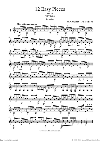 12 Easy Pieces Op.10, part I