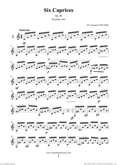 Caprices, Op.26
