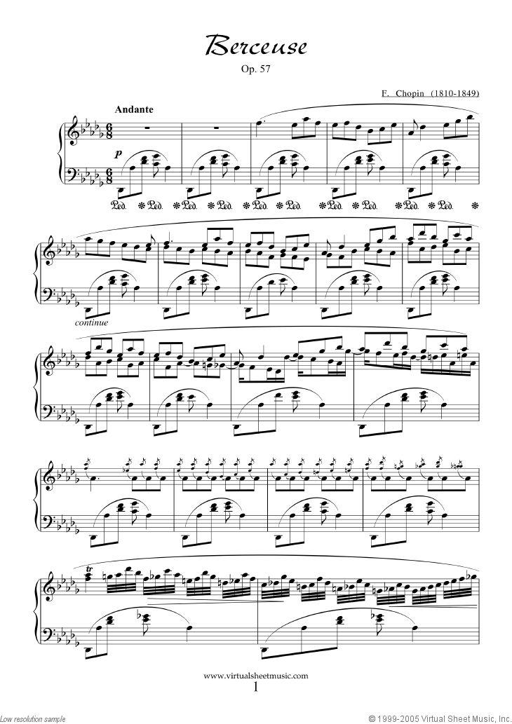 Berceuse Op.57