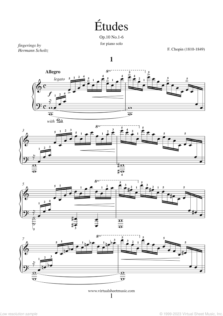 Etudes Op.10 No.1-6 (NEW EDITION)
