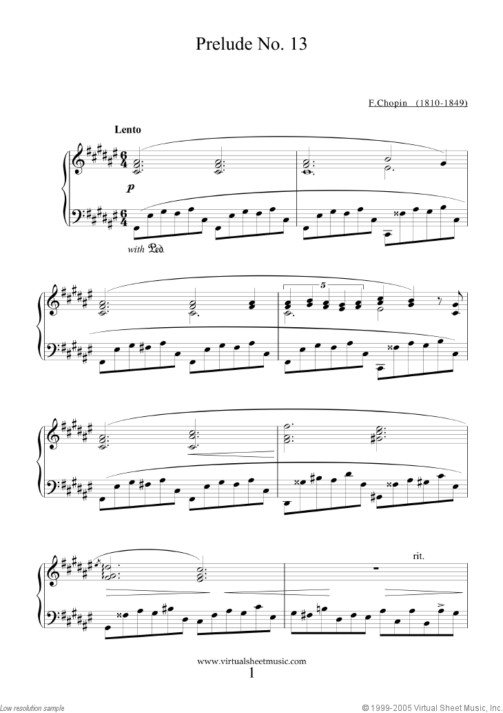 Preludes Op.28 No.13-24