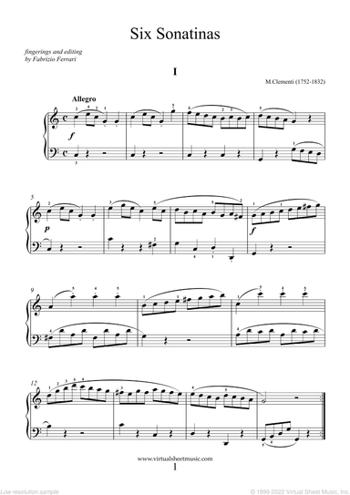 Six Sonatinas Op.36 (NEW EDITION)