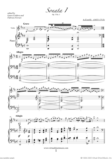 Sonata Op.5 No.1