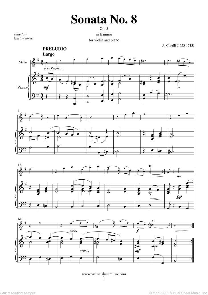 Sonata Op.5 No.8