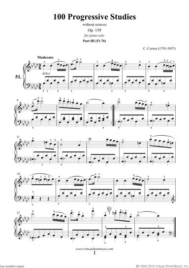 Progressive Studies, 100 Op.139, Part III