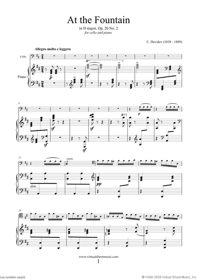 At the Fountain Op.20 No.2