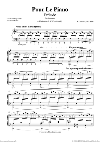 Pour le Piano - Prelude