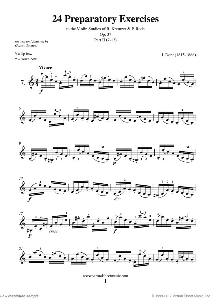 Studies, 24 Op.37 (Preparatory Exercises) - Part II
