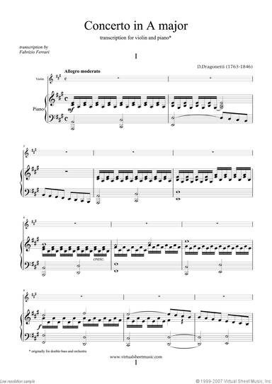 Concerto in A major