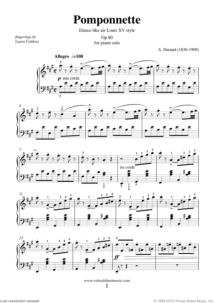 Pomponnette Op.80