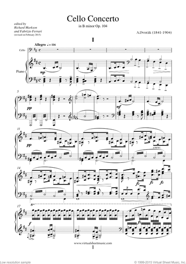Concerto in B minor Op.104 (3rd Edition)
