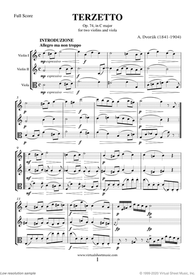 Terzetto Op. 74 (COMPLETE)