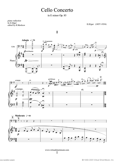 Concerto in E minor Op.85