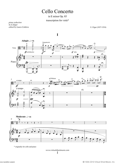 Concerto in E minor Op.85