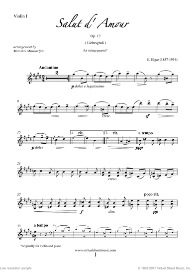Salut d' Amour Op.12 (COMPLETE)