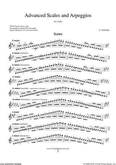 Advanced Scales and Arpeggios
