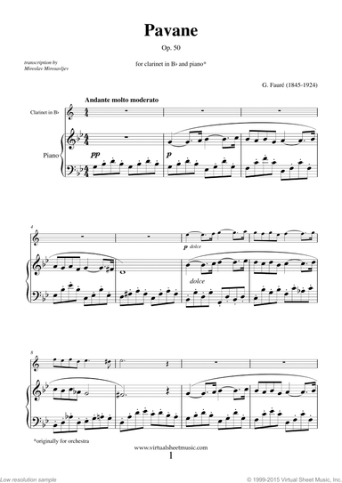 Pavane Op.50