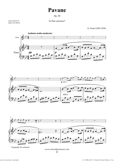Pavane Op.50
