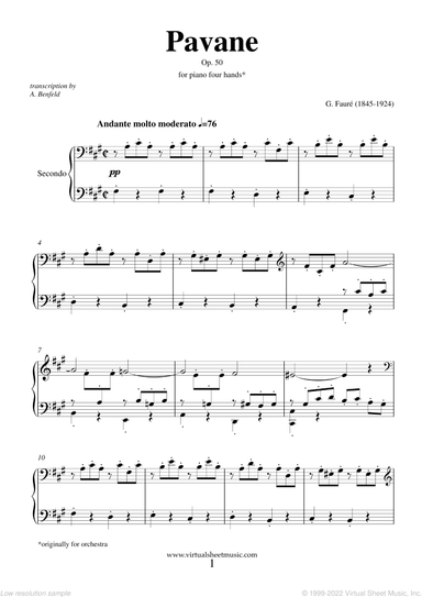Pavane Op.50