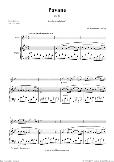 Pavane Op.50