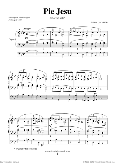 Pie Jesu (Blessed Jesu)