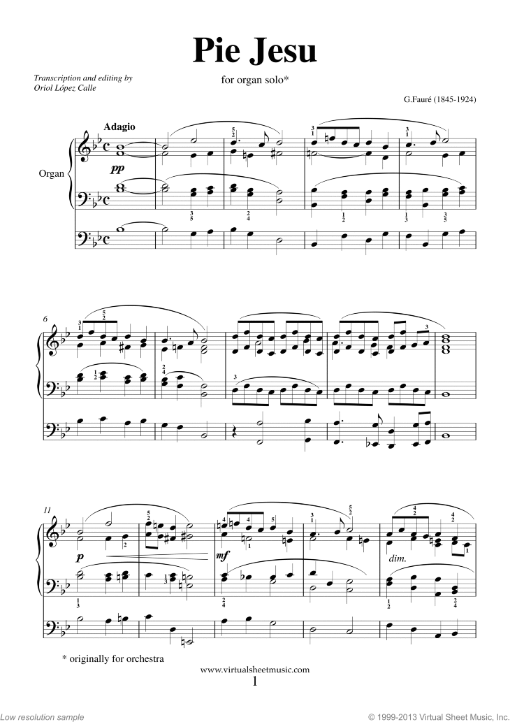 Pie Jesu (Blessed Jesu)