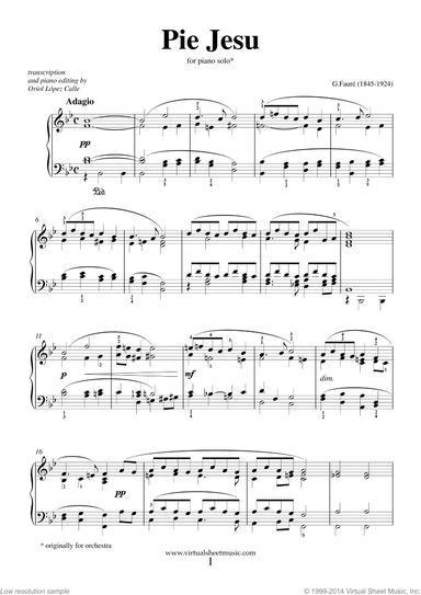 Pie Jesu (Blessed Jesu)