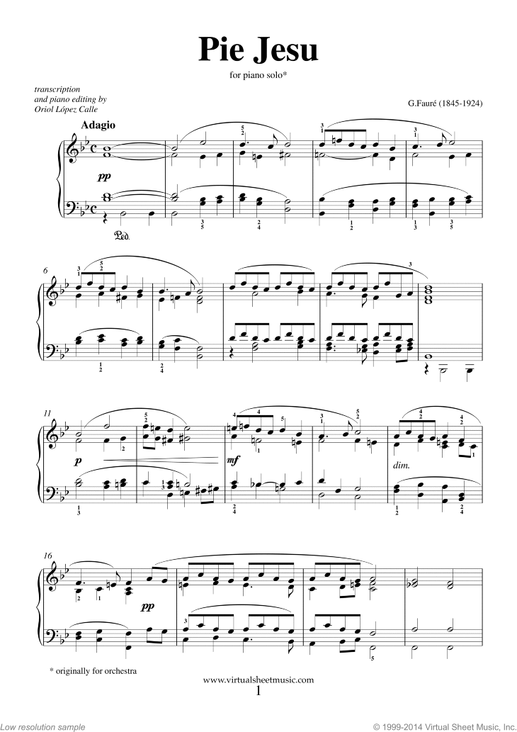 Pie Jesu (Blessed Jesu)