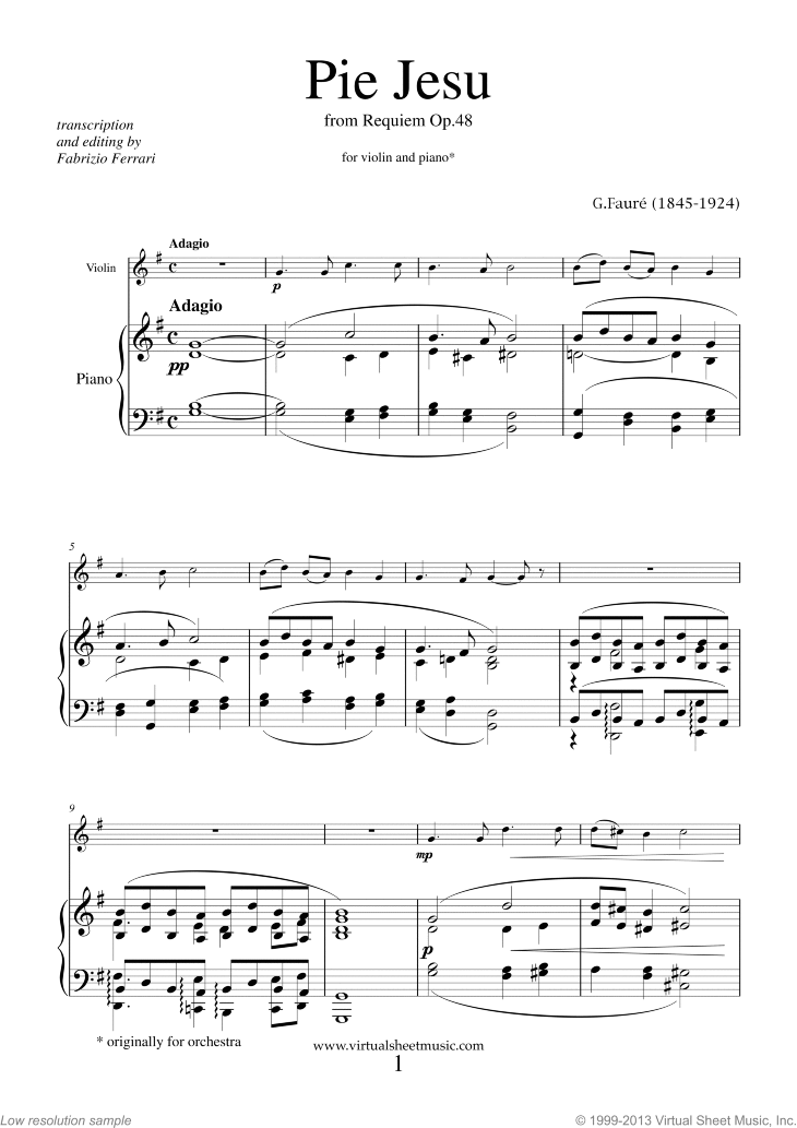 Pie Jesu (Blessed Jesu)