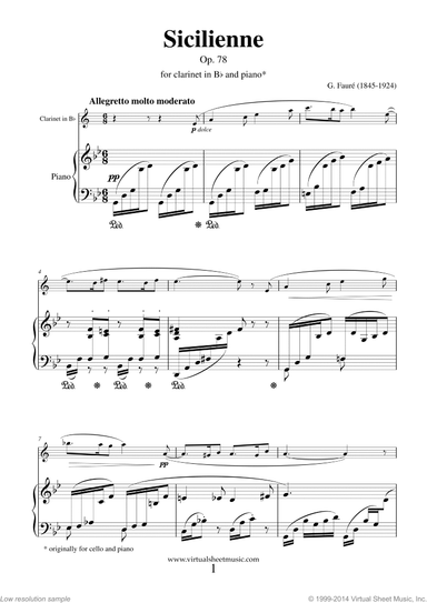 Sicilienne Op.78