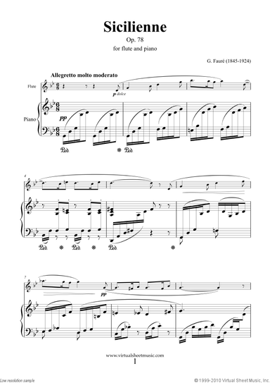 Sicilienne Op.78