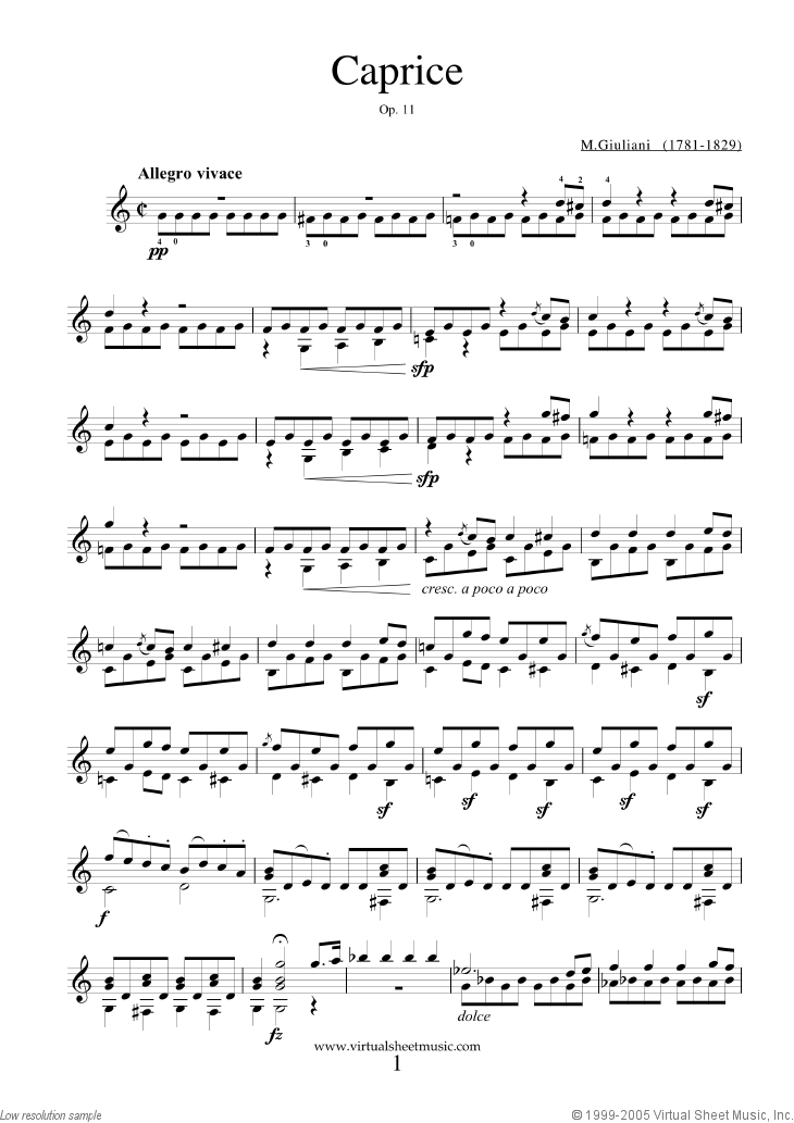 Caprice Op.11