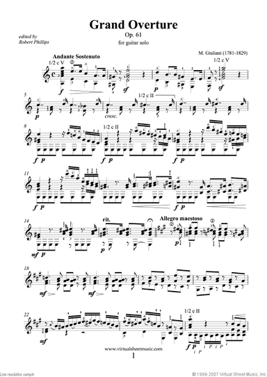 Grand Overture, Op.61