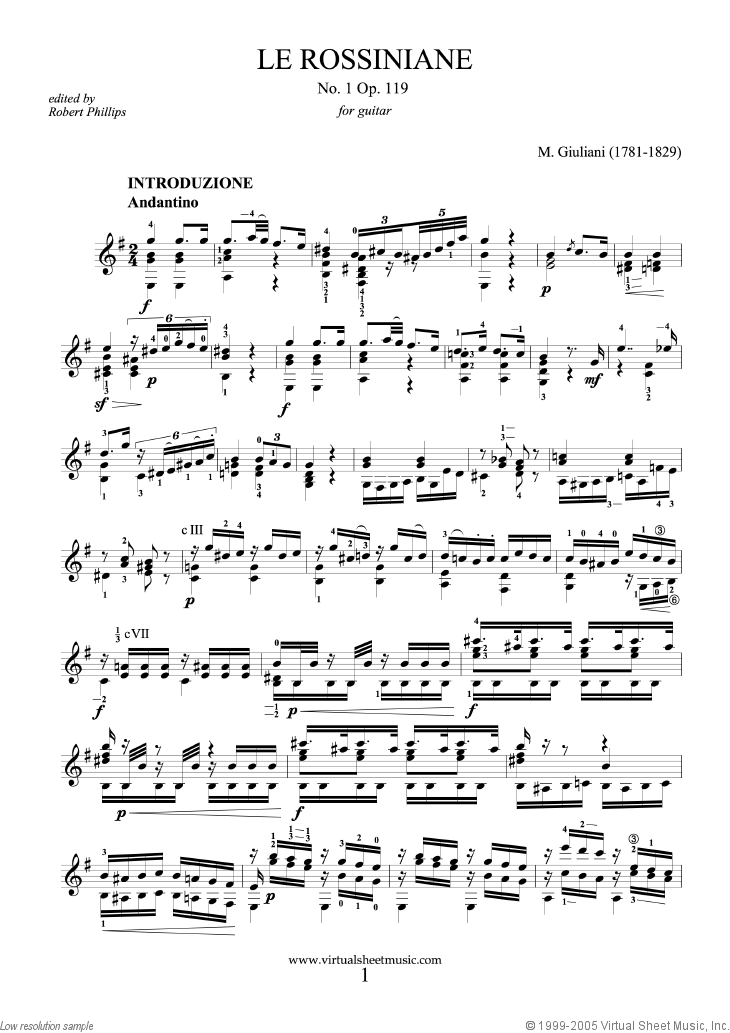 Le Rossiniane No.1, Op.119