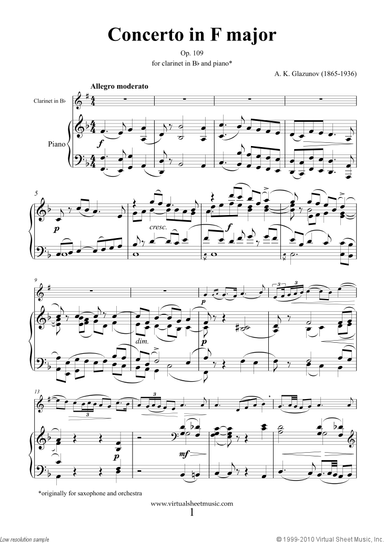 Concerto Op. 109