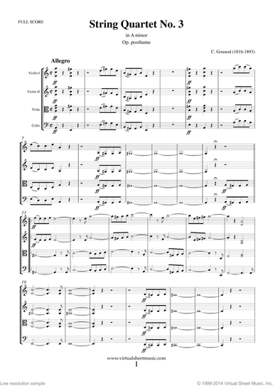 String Quartet No.3 in A minor (COMPLETE)