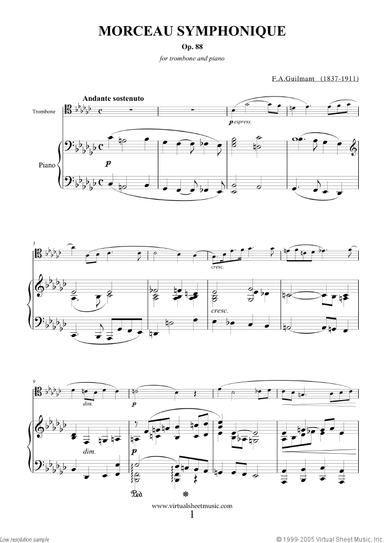Morceau Symphonique Op.88