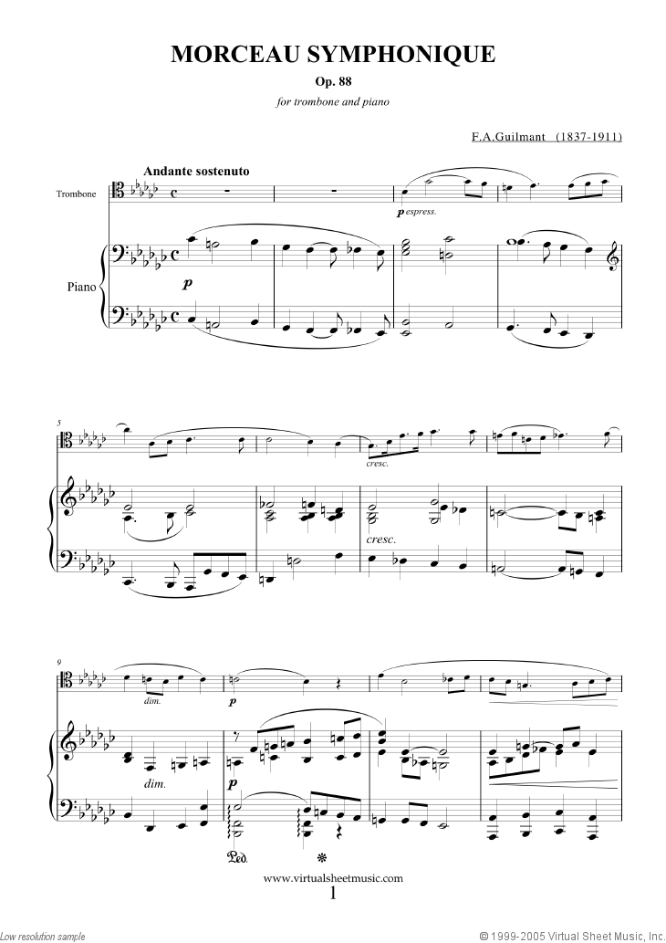 Morceau Symphonique Op.88
