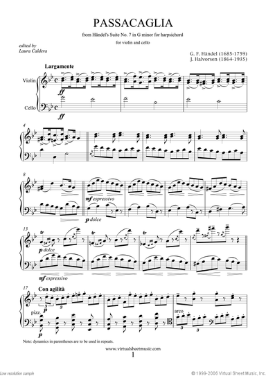 Passacaglia on a theme by G.F.Handel