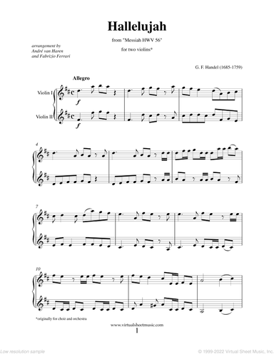 Hallelujah Chorus from Messiah (NEW EDITION)