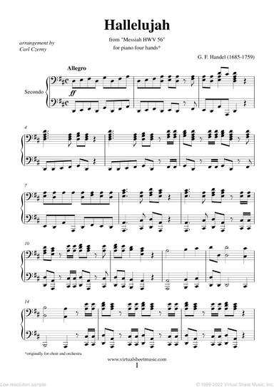 Hallelujah Chorus from Messiah (parts)