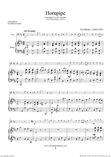 Hornpipe from Water Music