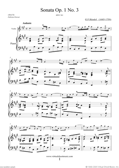 Sonata Op.1 No.3
