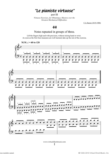 Le Pianiste Virtuose, part III