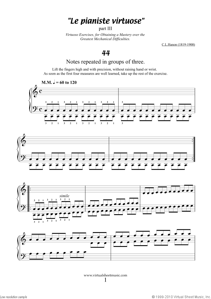 Le Pianiste Virtuose, part III