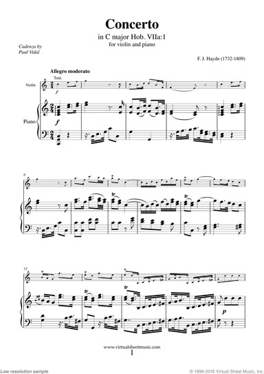 Concerto No. 1 in C major