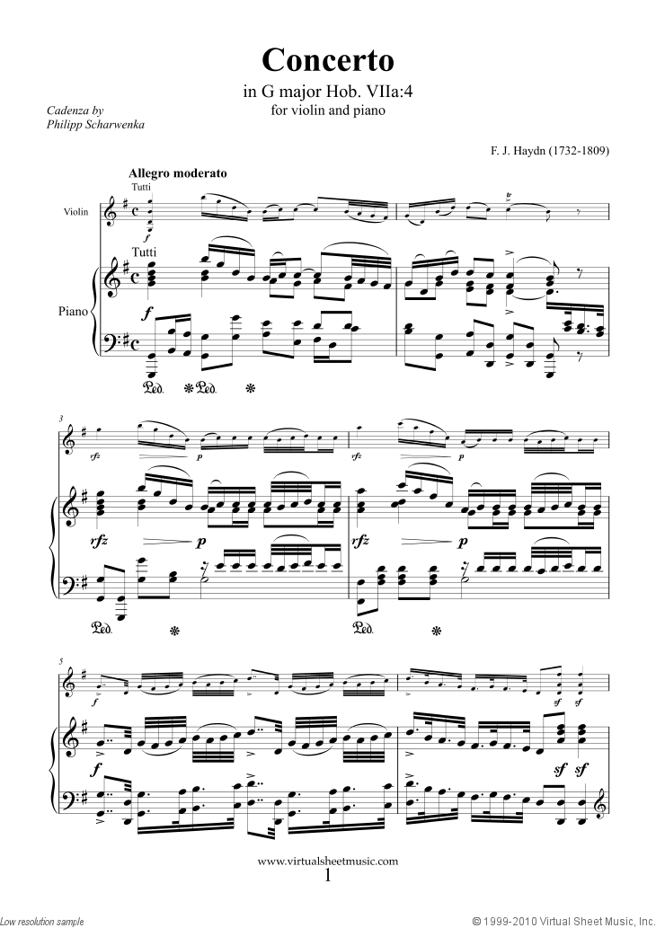 Concerto No. 4 in G major