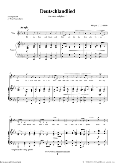 Deutschlandlied (German Anthem)